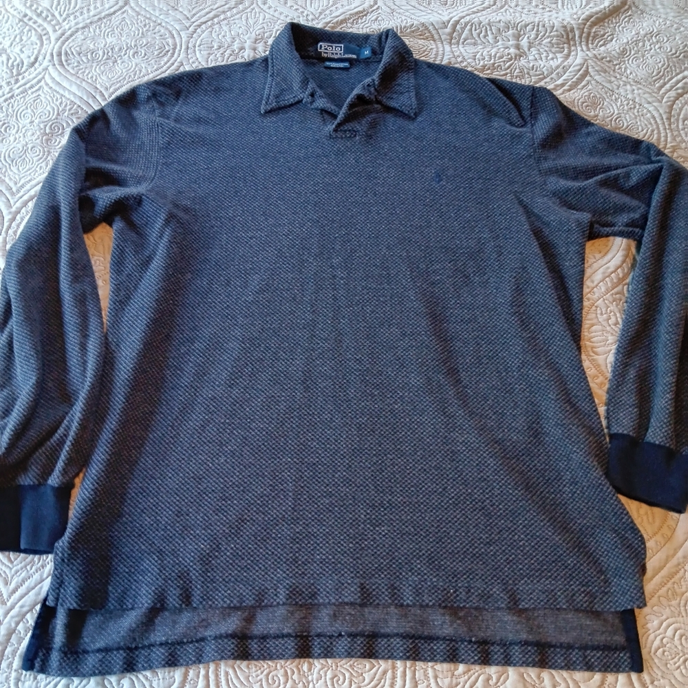 Polo‎ Pima Cotton Gray Sweater Medium